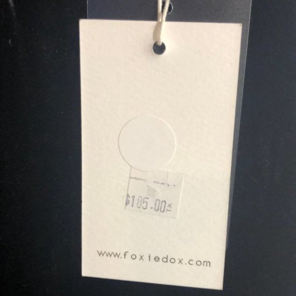 Foxiedox Sleeveless Velvet Dress with lace inserts, Empire Waist - Picture 9 of 11